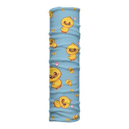 Cuello largo Patitos con ilustraciones de patos entre ternura y actitud. Microfibra transpirable ideal para clima frío o viento.