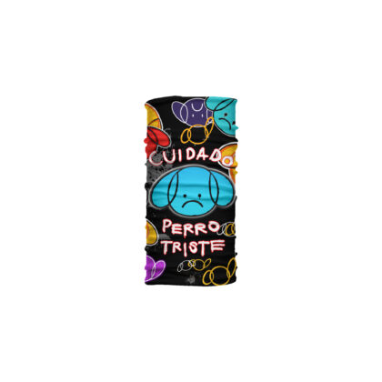 Cuello corto edición limitada Cuidado Perro Triste – mockup