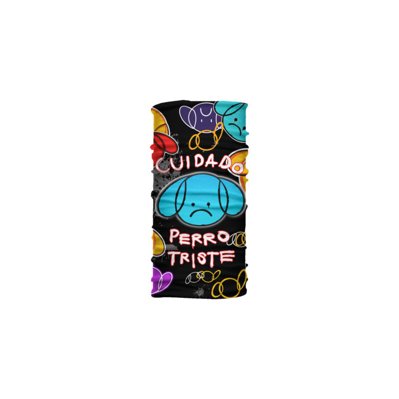 Cuello corto edición limitada Cuidado Perro Triste – mockup