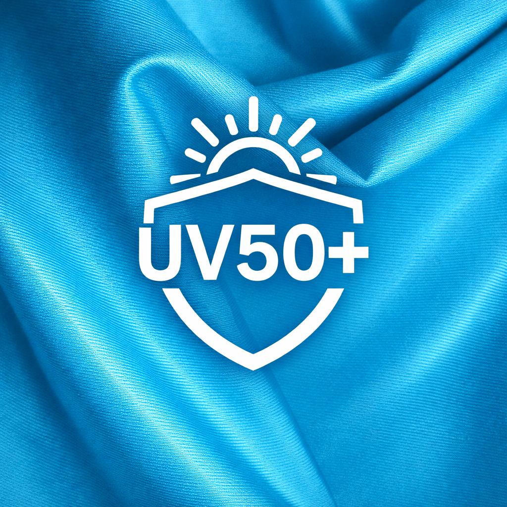 Licra UV50+ para cuellos multifuncionales y balaclavas (UPF50, sol fuerte) elástica y de secado rápido para sol fuerte y jornadas largas al aire libre